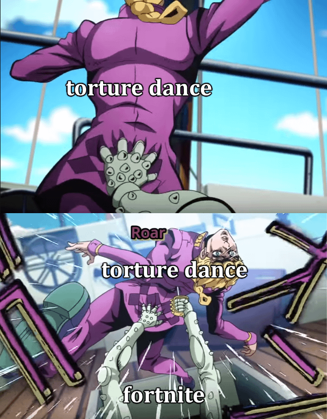 Junior reccomend jojo torture dance fortnite