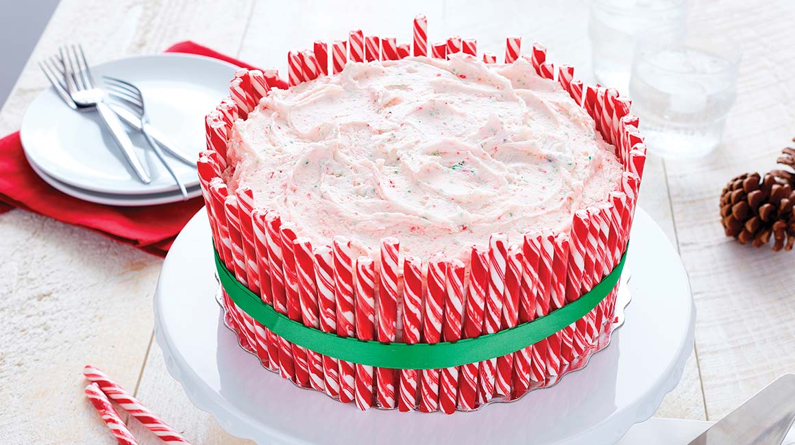 best of Shaved candy with cane Cake